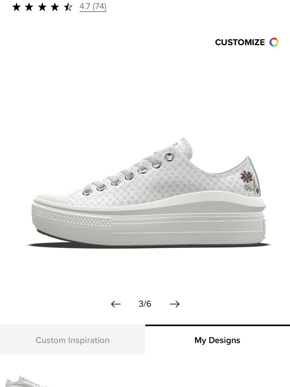 Custom Converse Move Platform - Picture 4 of 11